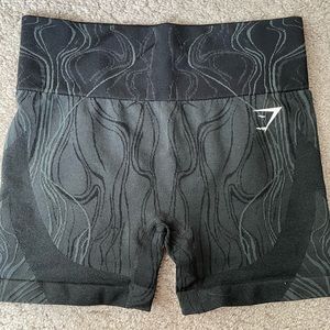 GYMSHARK MERCURY BLACK SHORTS